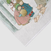 冬の森の中のクリスマスの子ども 薄葉紙 (詳細)