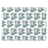 冬の森の中のシカ テーブルクロス (正面(横))