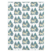 冬の森の中のシカ テーブルクロス (正面)