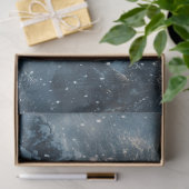 冬の森の中の白い牡鹿アートデコパージュ 薄葉紙 (ギフト)