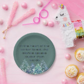 冬の森の中心で ペーパープレート (パーティー)