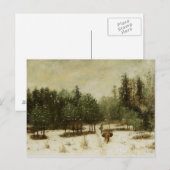 冬の森の入り口 ポストカード (正面/裏面)