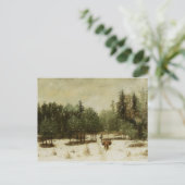 冬の森の入り口 ポストカード (スタンド正面)