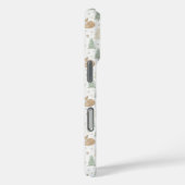 冬の森の動物シームレスパターン Case-Mate iPhoneケース (裏面 / 右)