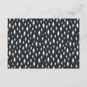 冬の森の受付カード エンクロージャーカード (裏面)