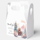 冬の森の外の寒さは赤ちゃんシャワーを浴びる フェイバーボックス (オープン)