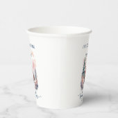 冬の森の外の寒さは赤ちゃんシャワーを浴びる 紙コップ (右)