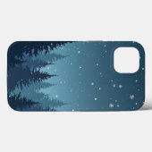 冬の森の夜のiPhoneケース Case-Mate iPhoneケース (裏面 (横))