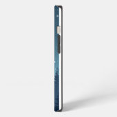 冬の森の夜のiPhoneケース iPhoneケース (左側面)
