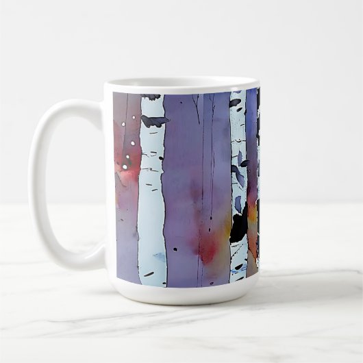 冬の森の小声 コーヒーマグカップ (左)