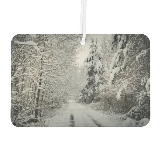 冬の森の旅 カーエアーフレッシュナー (裏面)