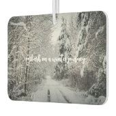 冬の森の旅 カーエアーフレッシュナー (左)