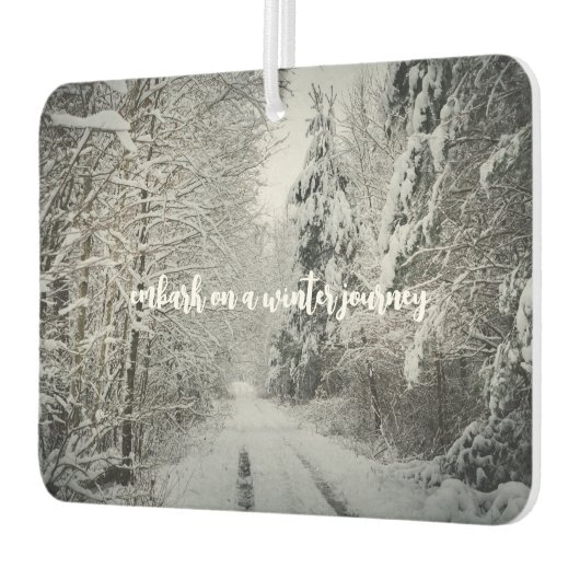 冬の森の旅 カーエアーフレッシュナー (左)