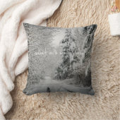 冬の森の旅 クッション (ブランケット)