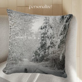 冬の森の旅 クッション