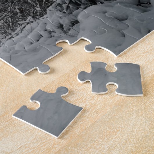 冬の森の旅 ジグソーパズル (側面)