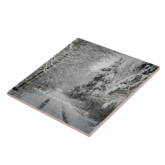 冬の森の旅 タイル (側面)