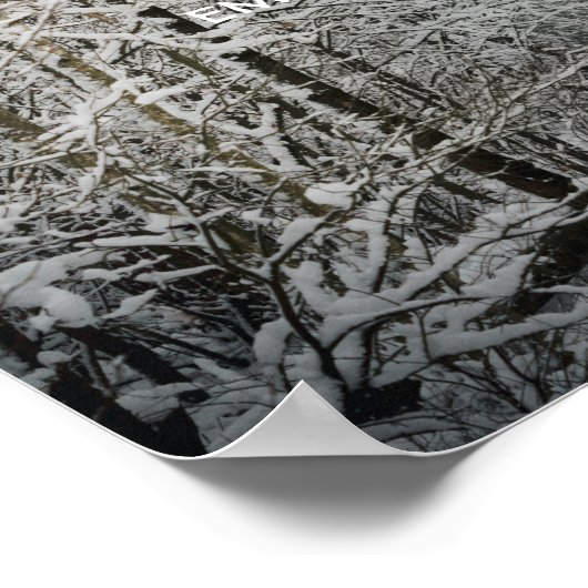 冬の森の旅 ポスター (角)