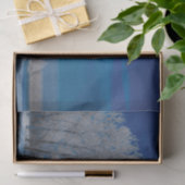 冬の森の木々スノーブルースカイ自然 薄葉紙 (ギフト)