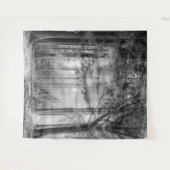 冬の森の木#10 タペストリー (正面(横))