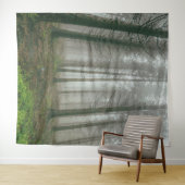 冬の森の木#11 タペストリー (インサイチュ(横))