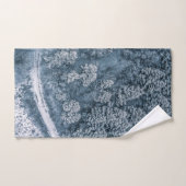 冬の森の木#20 バスタオルセット (ハンドタオル)