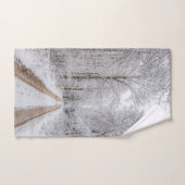 冬の森の木#22 バスタオルセット (ハンドタオル)