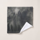 冬の森の木#6 バスタオルセット (ウォッシュタオル)