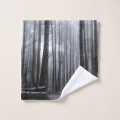 冬の森の木#8 バスタオルセット (ウォッシュタオル)