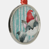 冬の森の森の森の森の森の森の森の森の森の森の森の森の森の森の森の森の森の森の森の森の森の森の森の森の メタルオーナメント (右)