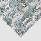 冬の森の水の色クリスマスキャビン 薄葉紙 (詳細)