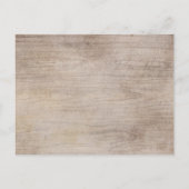 冬の森の白いフローラの本ベビーinvita インビテーションポストカード (裏面)