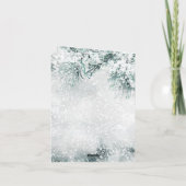 冬の森の白馬を爆破 シーズンカード (裏面)