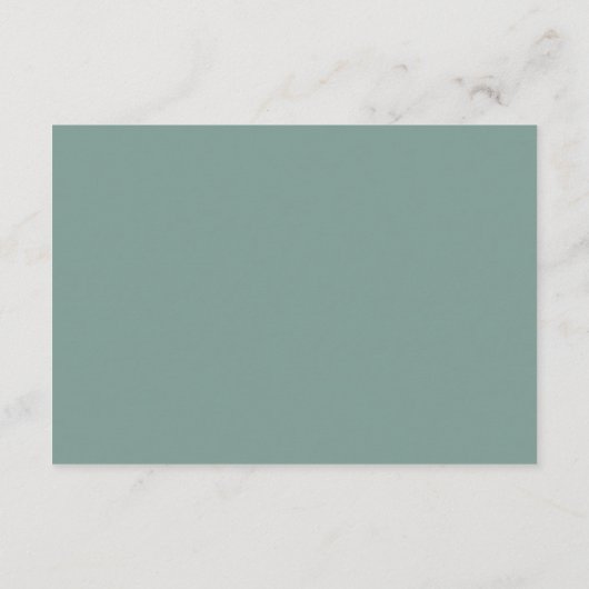 冬の森の赤ちゃんシャワーブックリクエストカード エンクロージャーカード (裏面)