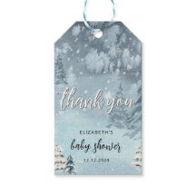 冬の森の赤ちゃんシャワー