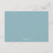 冬の森の道順カード エンクロージャーカード (裏面)