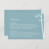 冬の森の道順カード エンクロージャーカード (正面/裏面)