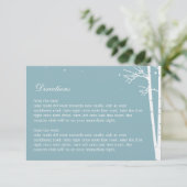 冬の森の道順カード エンクロージャーカード (スタンド正面)