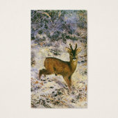 冬の森の雪のヴィンテージクリスマストインデナー (正面)