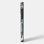 冬の森の雪の木 iPhoneケース (左側面)