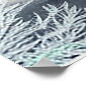 冬の森の雪景色インテリア&ギフト ❄️ ポスター (角)