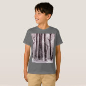 冬の森の雪景色Tシャツ Tシャツ (正面フル)
