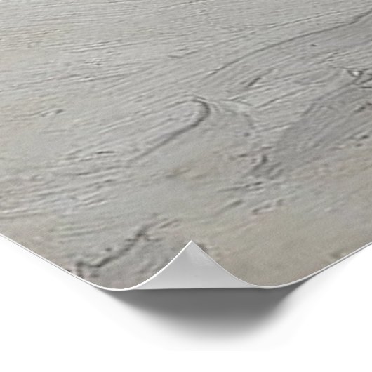 冬の森の風景のポスター ポスター (角)