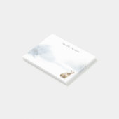 冬の森の風景ハレ ポストイット (アングル)