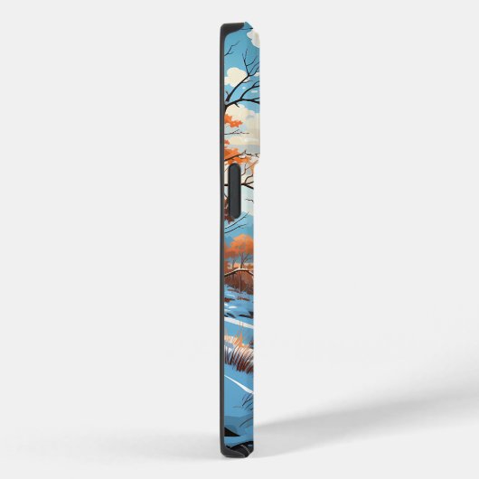 冬の森の風景 Case-Mate iPhoneケース (裏面 / 右)