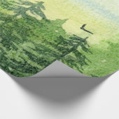 冬の森の鳥 ラッピングペーパー (角)