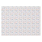 冬の森の鹿の森 テーブルクロス (正面(横))