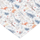 冬の森の鹿の森 テーブルクロス (アングル)