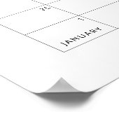 冬の森の鹿の金ゴールドフォイルは、期日を推測 ポスター (角)