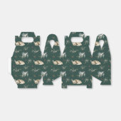 冬の森の鹿クリスマス フェイバーボックス (折り畳みなし)